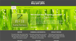 Desktop Screenshot of bhlawncare.com